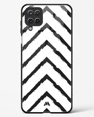 Calligraphic Zig Zags Glass Case Phone Cover (Samsung)