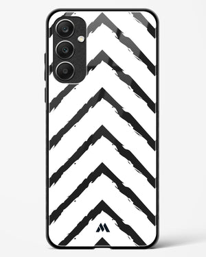 Calligraphic Zig Zags Glass Case Phone Cover (Samsung)