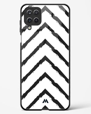 Calligraphic Zig Zags Glass Case Phone Cover-(Samsung)