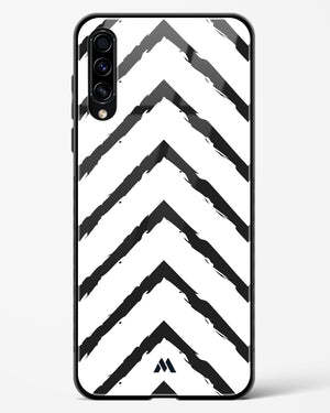 Calligraphic Zig Zags Glass Case Phone Cover (Samsung)