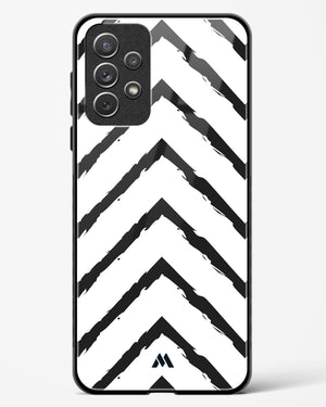 Calligraphic Zig Zags Glass Case Phone Cover (Samsung)