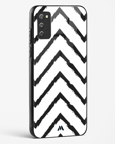Calligraphic Zig Zags Glass Case Phone Cover (Samsung)
