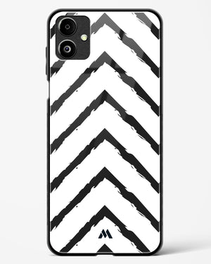 Calligraphic Zig Zags Glass Case Phone Cover-(Samsung)