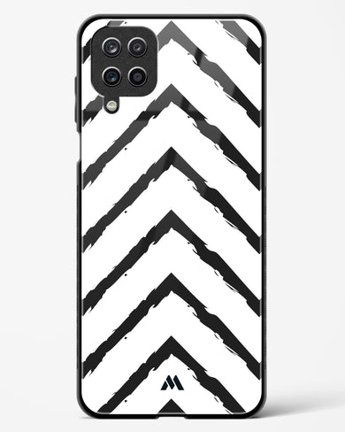 Calligraphic Zig Zags Glass Case Phone Cover (Samsung)