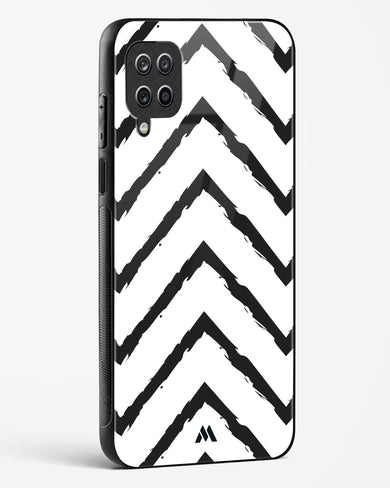 Calligraphic Zig Zags Glass Case Phone Cover-(Samsung)