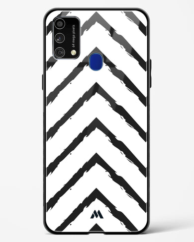Calligraphic Zig Zags Glass Case Phone Cover (Samsung)
