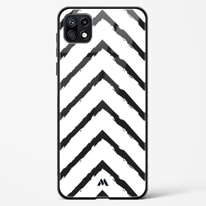 Calligraphic Zig Zags Glass Case Phone Cover (Samsung)