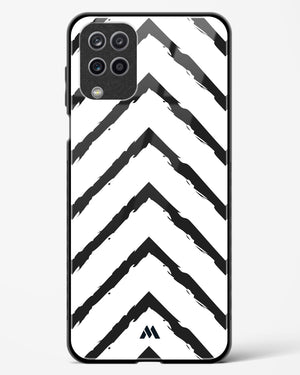 Calligraphic Zig Zags Glass Case Phone Cover (Samsung)