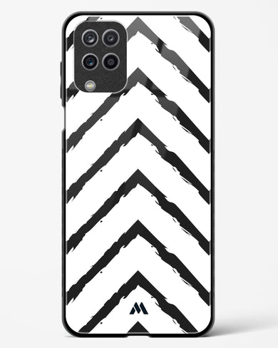 Calligraphic Zig Zags Glass Case Phone Cover (Samsung)