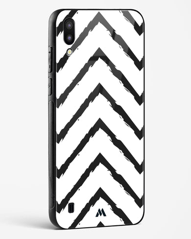 Calligraphic Zig Zags Glass Case Phone Cover-(Samsung)