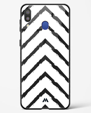 Calligraphic Zig Zags Glass Case Phone Cover (Samsung)