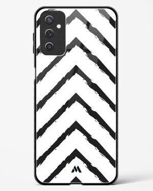 Calligraphic Zig Zags Glass Case Phone Cover (Samsung)