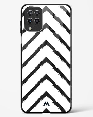 Calligraphic Zig Zags Glass Case Phone Cover (Samsung)