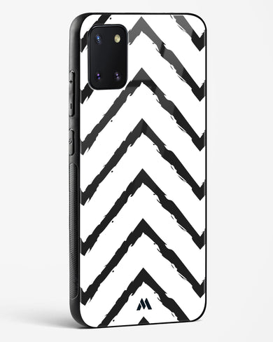 Calligraphic Zig Zags Glass Case Phone Cover-(Samsung)