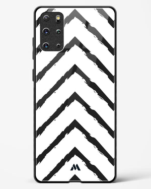 Calligraphic Zig Zags Glass Case Phone Cover-(Samsung)