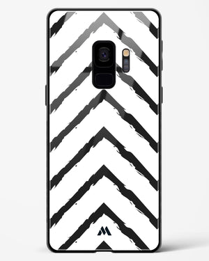 Calligraphic Zig Zags Glass Case Phone Cover (Samsung)