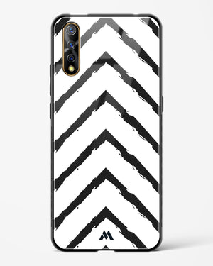 Calligraphic Zig Zags Glass Case Phone Cover (Vivo)