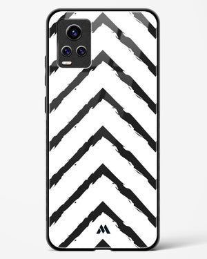 Calligraphic Zig Zags Glass Case Phone Cover-(Vivo)