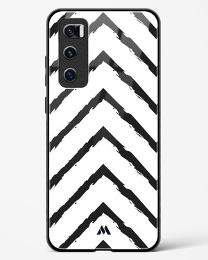 Calligraphic Zig Zags Glass Case Phone Cover-(Vivo)