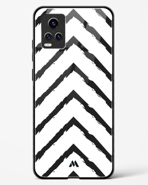 Calligraphic Zig Zags Glass Case Phone Cover (Vivo)