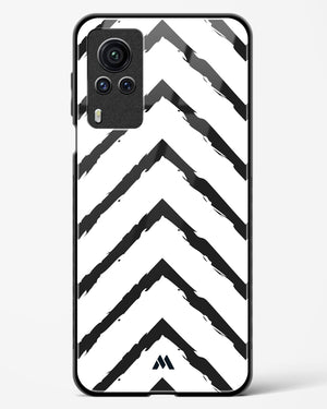 Calligraphic Zig Zags Glass Case Phone Cover (Vivo)