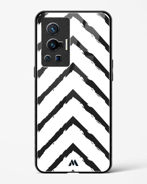 Calligraphic Zig Zags Glass Case Phone Cover (Vivo)