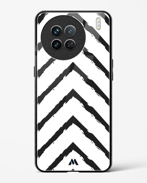 Calligraphic Zig Zags Glass Case Phone Cover-(Vivo)