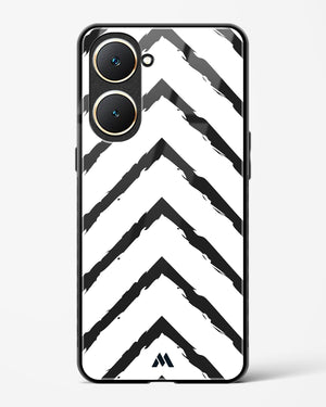 Calligraphic Zig Zags Glass Case Phone Cover (Vivo)