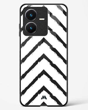 Calligraphic Zig Zags Glass Case Phone Cover-(Vivo)