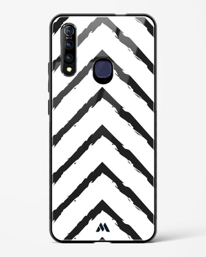 Calligraphic Zig Zags Glass Case Phone Cover (Vivo)