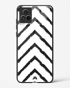 Calligraphic Zig Zags Glass Case Phone Cover-(Vivo)