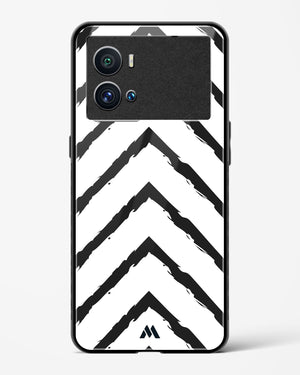 Calligraphic Zig Zags Glass Case Phone Cover (Vivo)