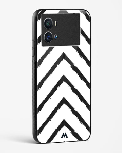 Calligraphic Zig Zags Glass Case Phone Cover (Vivo)