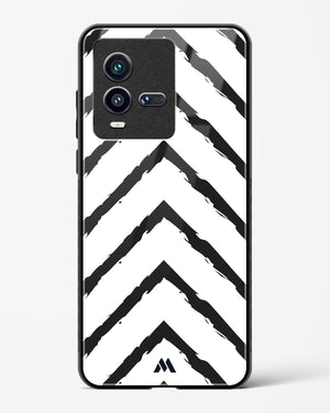 Calligraphic Zig Zags Glass Case Phone Cover-(Vivo)