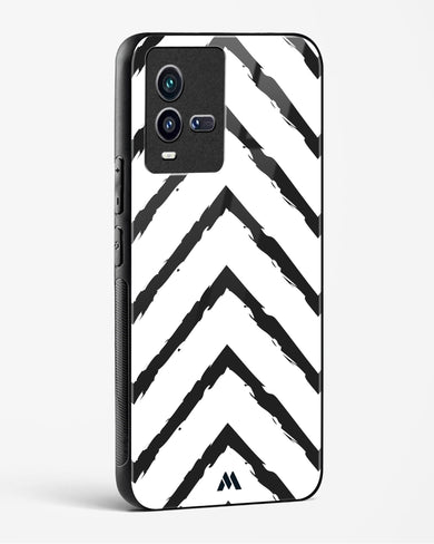 Calligraphic Zig Zags Glass Case Phone Cover (Vivo)