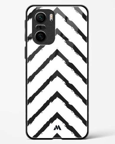 Calligraphic Zig Zags Glass Case Phone Cover-(Xiaomi)