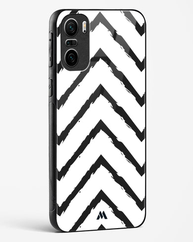 Calligraphic Zig Zags Glass Case Phone Cover-(Xiaomi)