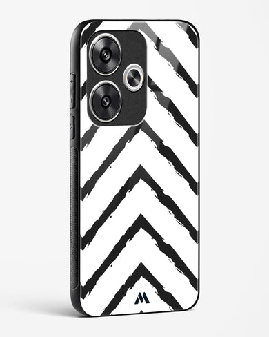 Calligraphic Zig Zags Glass Case Phone Cover-(Xiaomi)