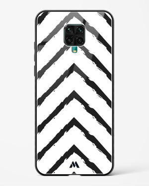 Calligraphic Zig Zags Glass Case Phone Cover-(Xiaomi)