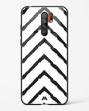 Calligraphic Zig Zags Glass Case Phone Cover-(Xiaomi)