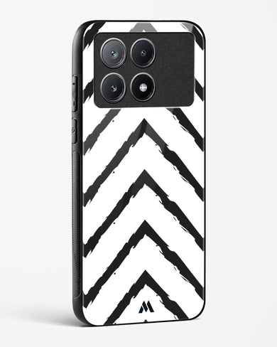 Calligraphic Zig Zags Glass Case Phone Cover (Xiaomi)