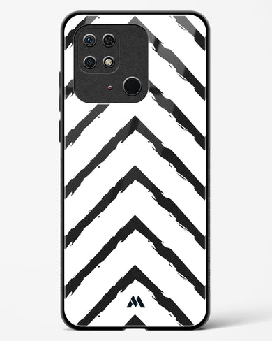 Calligraphic Zig Zags Glass Case Phone Cover-(Xiaomi)