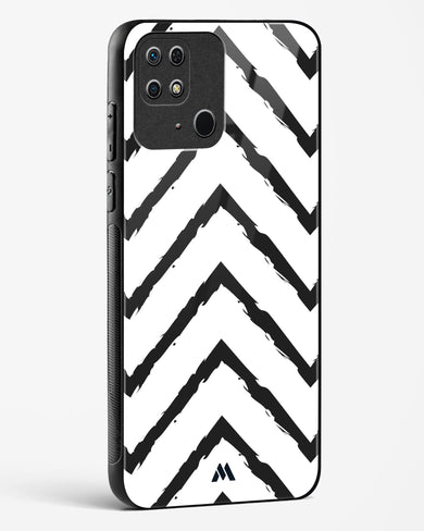 Calligraphic Zig Zags Glass Case Phone Cover-(Xiaomi)