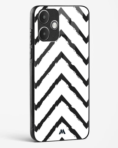 Calligraphic Zig Zags Glass Case Phone Cover (Xiaomi)