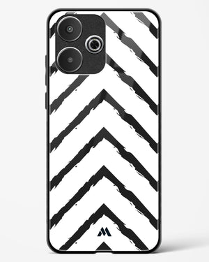 Calligraphic Zig Zags Glass Case Phone Cover (Xiaomi)