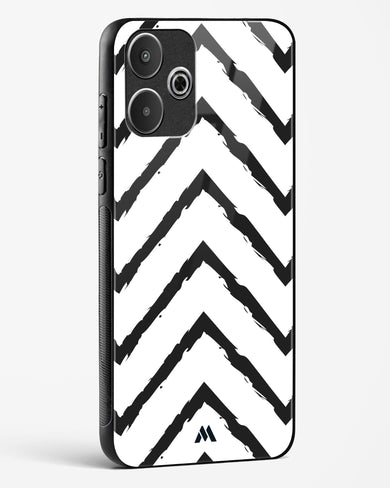 Calligraphic Zig Zags Glass Case Phone Cover (Xiaomi)