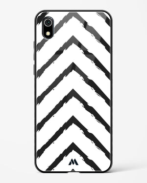 Calligraphic Zig Zags Glass Case Phone Cover-(Xiaomi)