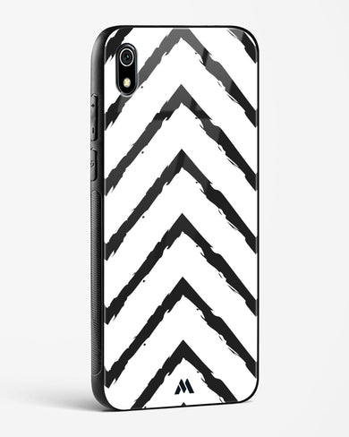 Calligraphic Zig Zags Glass Case Phone Cover-(Xiaomi)