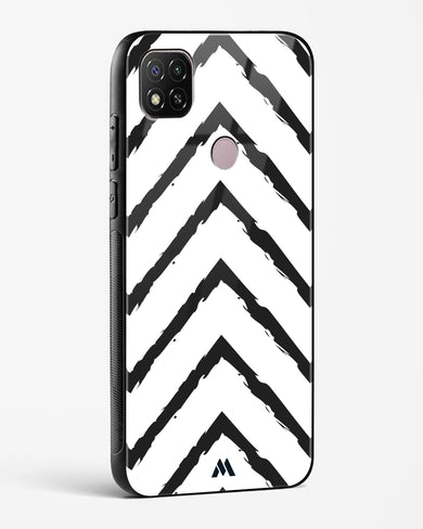 Calligraphic Zig Zags Glass Case Phone Cover-(Xiaomi)