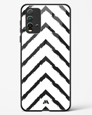 Calligraphic Zig Zags Glass Case Phone Cover-(Xiaomi)